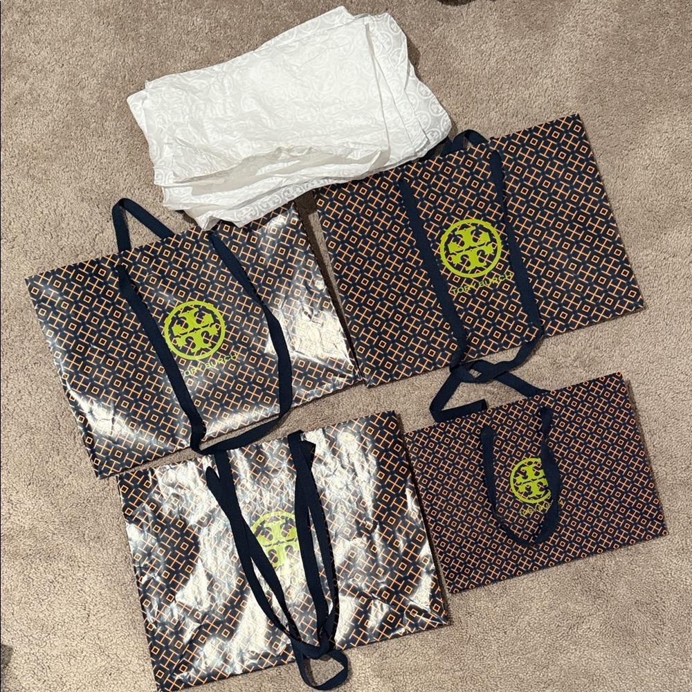 Tory Burch shopping bags